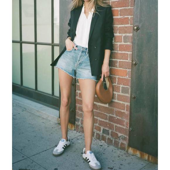 NEW RAILS fairfax denim shorts in atlantic blue - Picture 4 of 4